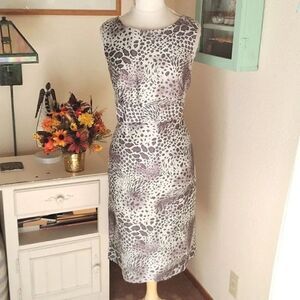 Santorelli Animal Print Sheath